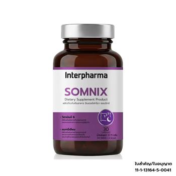 Interpharma Somnix GABA L Theanine Capsules 30 Capsules