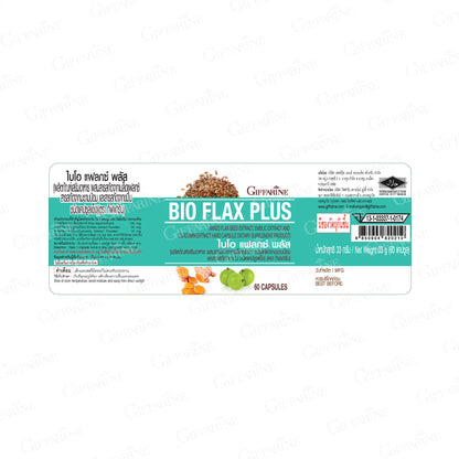 Giffarine Bio Flax Flaxseed Amla Turmeric 60 Capsules