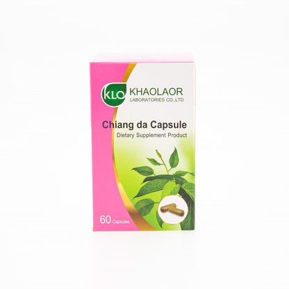 Khaolaor Chiang Da Gymnema Capsules 375mg 60 Capsules