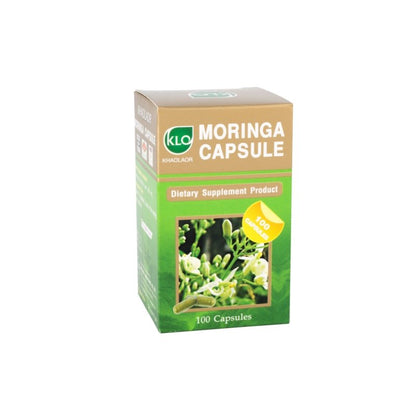 Khaolaor Moringa Leaf Capsules 450mg 100 Capsules