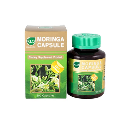 Khaolaor Moringa Leaf Capsules 450mg 100 Capsules