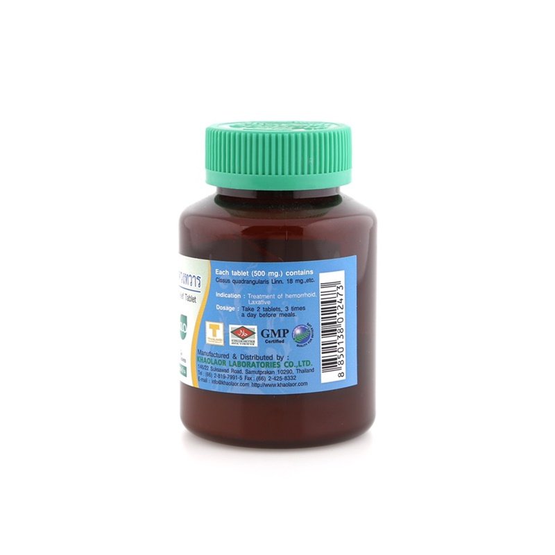 Khaolaor Cissus Quadrangularis Tablets 180mg 42 Tablets