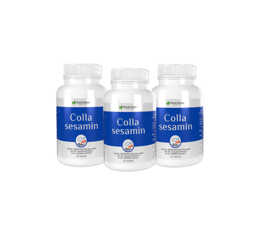 Ouay Un Osoth Premium Series Colla Sesamin Gift Set 8 for Antioxidant Skin Support
