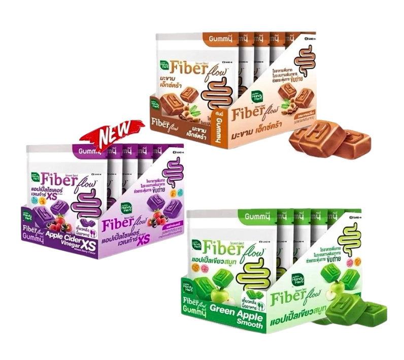 Fiber Digestive Gummies - All Flavors (72 pieces)