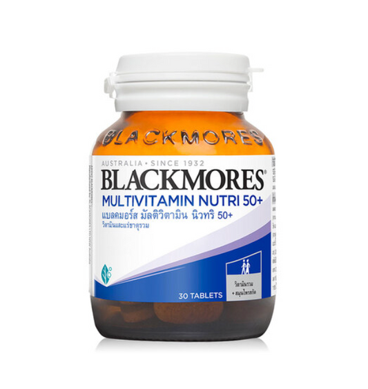 Blackmores Multi Nutri 50+ Multivitamin Ginkgo for Eye Health Support 30 Tablets