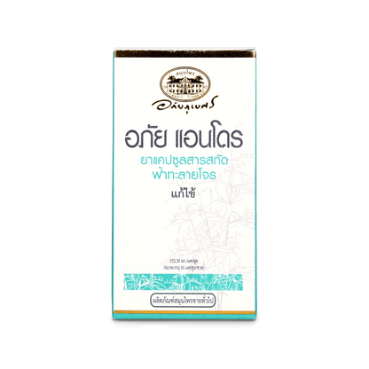 Abhaibhubejhr Andro Andrographis Extract Capsules — 45 Capsules