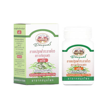 Abhaibhubejhr Andrographis Capsules — 60 Capsules