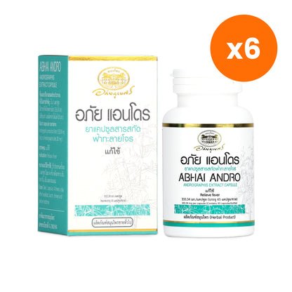 Abhaibhubejhr Andrographis Extract Capsules 45 Capsules