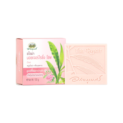 Abhaibhubejhr Aroma Moisturising Rose Soap Bar — 100 g