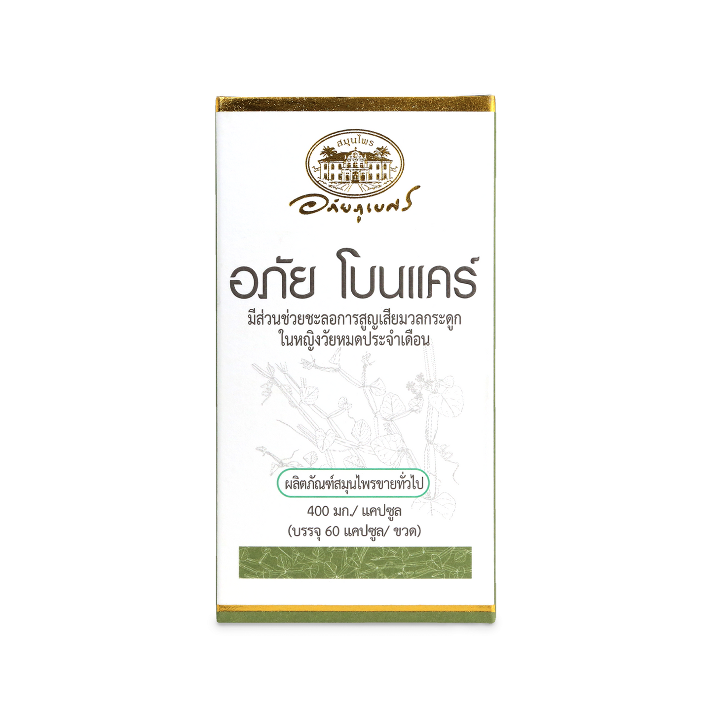 Abhaibhubejhr Bonecare Cissus Quadrangularis Capsules — 60 Capsules