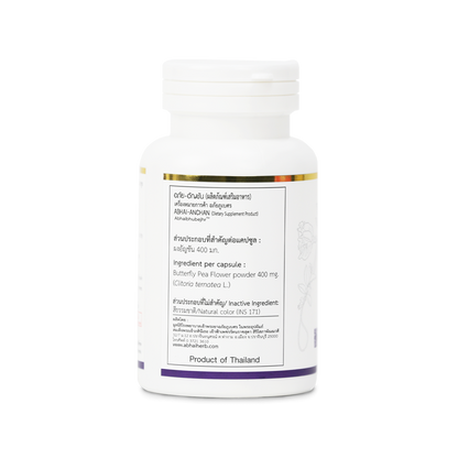 Abhaibhubejhr Butterfly Pea Flower Capsules — 60 Capsules