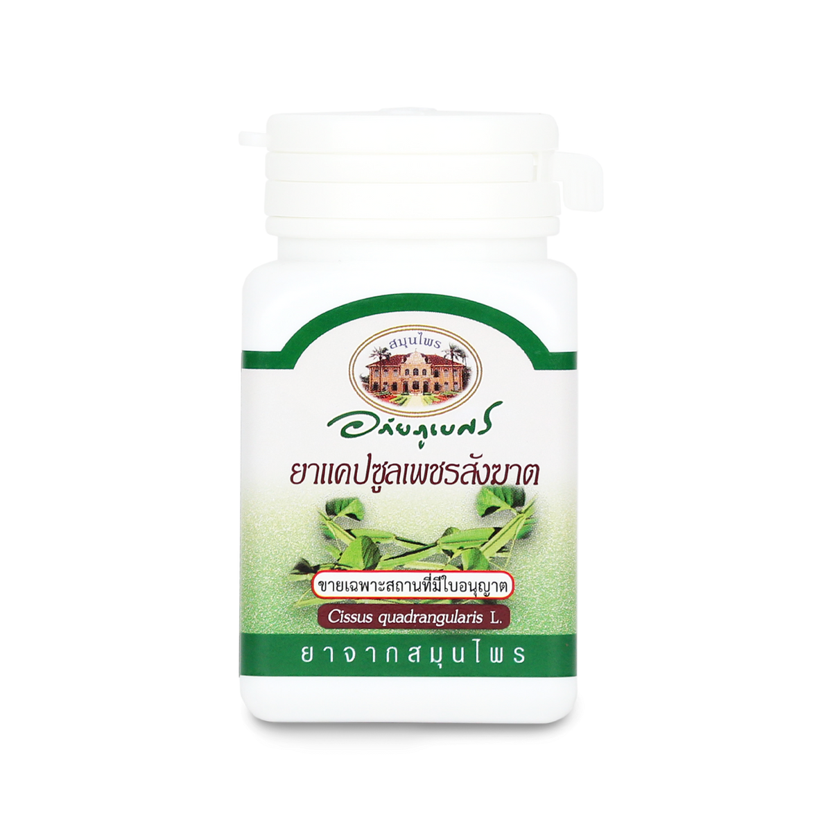 Abhaibhubejhr Cissus Quadrangularis Capsules — 70 Capsules