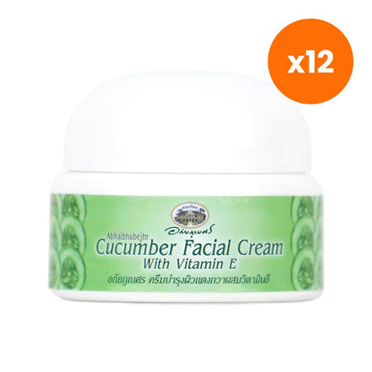 Abhaibhubejhr Cucumber Vitamin E Cream Hydration 40 g