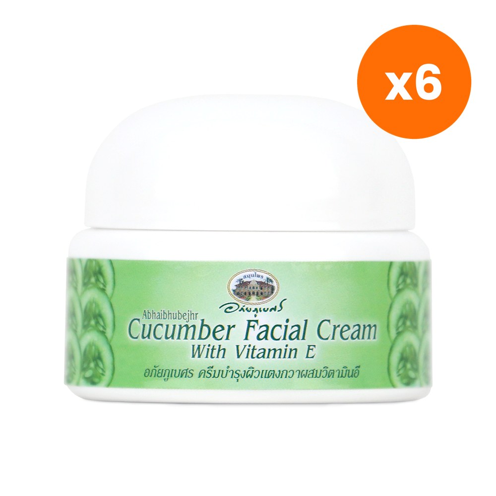 Abhaibhubejhr Cucumber Vitamin E Cream Hydration 40 g