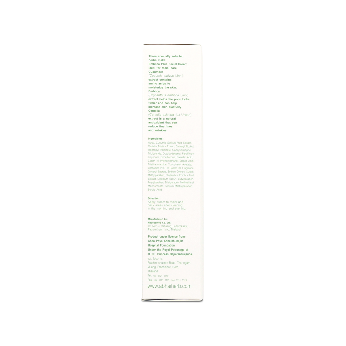 Abhaibhubejhr Emblica Plus Amla Facial Cream — 30 g