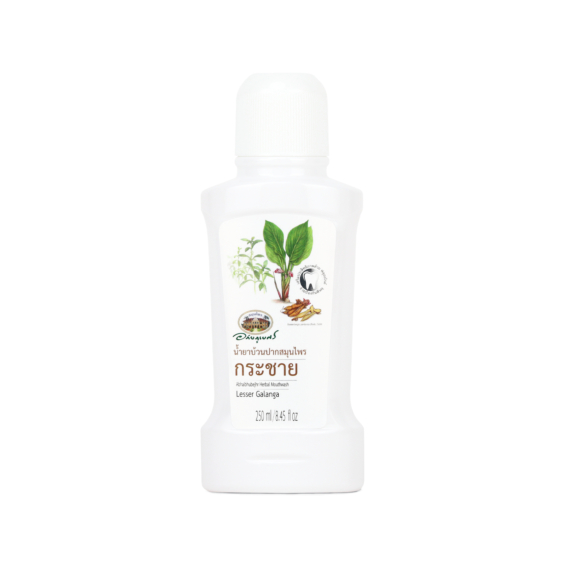Abhaibhubejhr Fingerroot Herbal Mouthwash — 250 ml