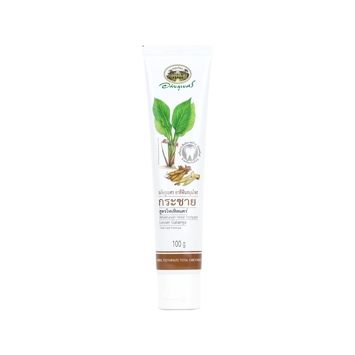 Abhaibhubejhr Fingerroot Total Care Herbal Toothpaste — 100 g