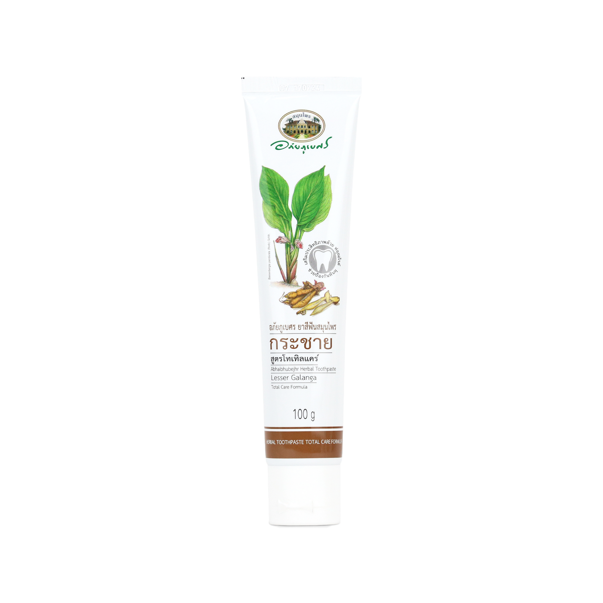 Abhaibhubejhr Fingerroot Total Care Herbal Toothpaste — 100 g