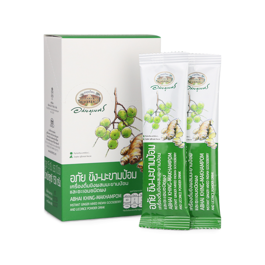 Abhaibhubejhr Ginger, Amla and Licorice Drink Powder — 10 Sachets