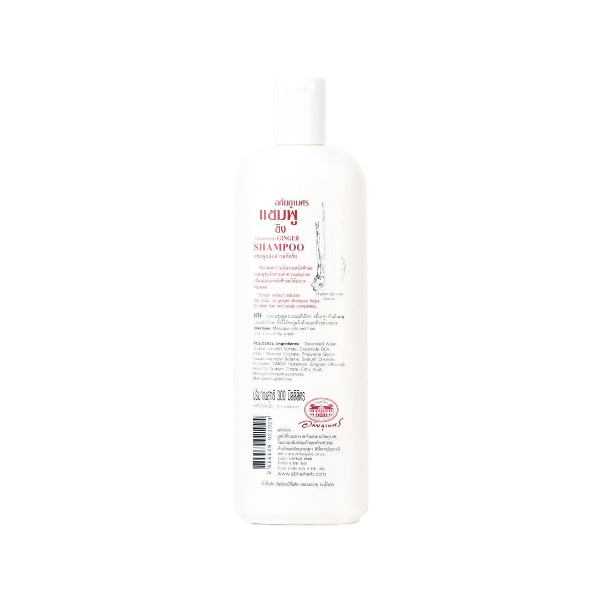 Abhaibhubejhr Ginger Shampoo for Oily Hair — 300 ml