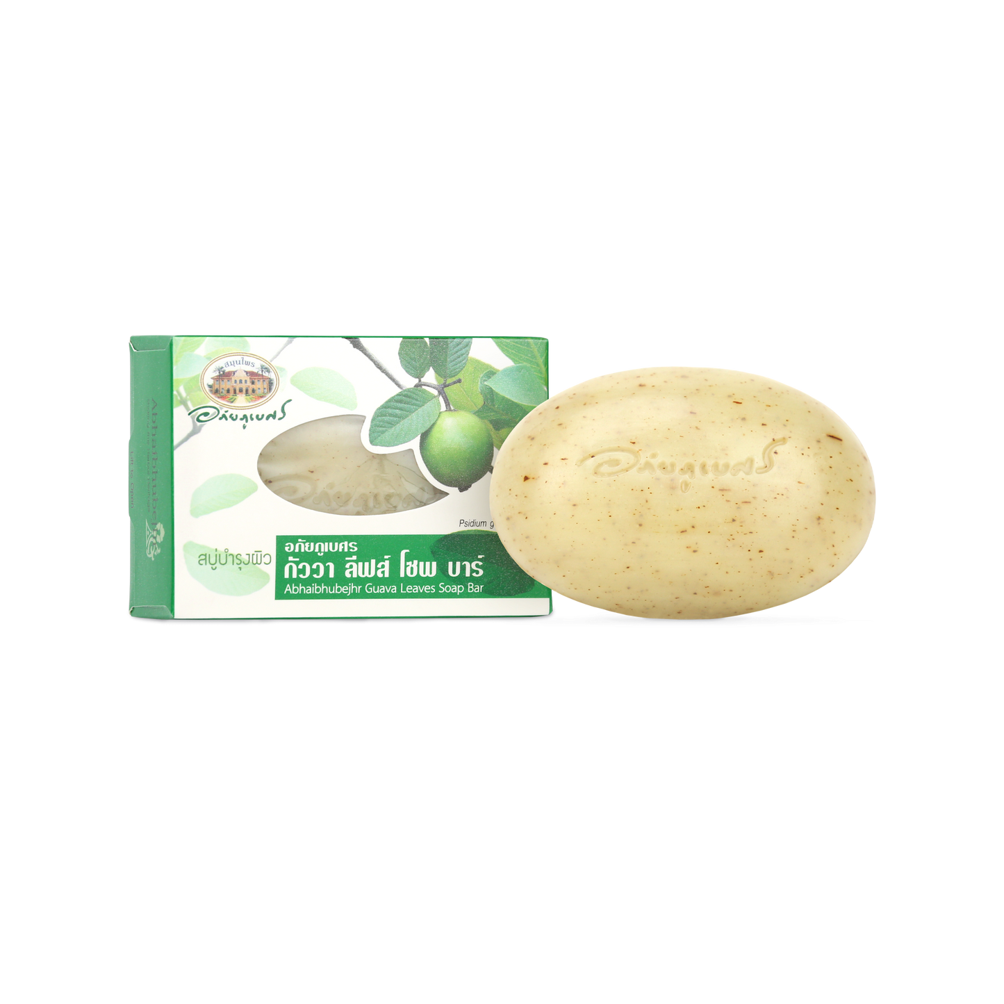 Abhaibhubejhr Guava Leaf Herbal Soap Bar — 100 g