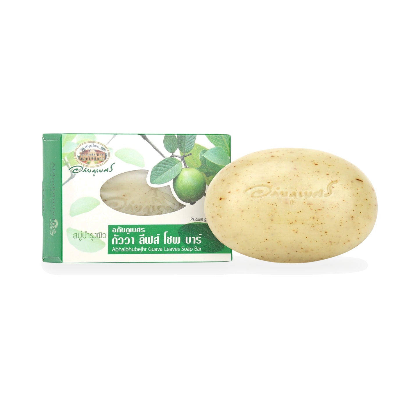 Abhaibhubejhr Guava Leaf Herbal Soap Bar — 100 g
