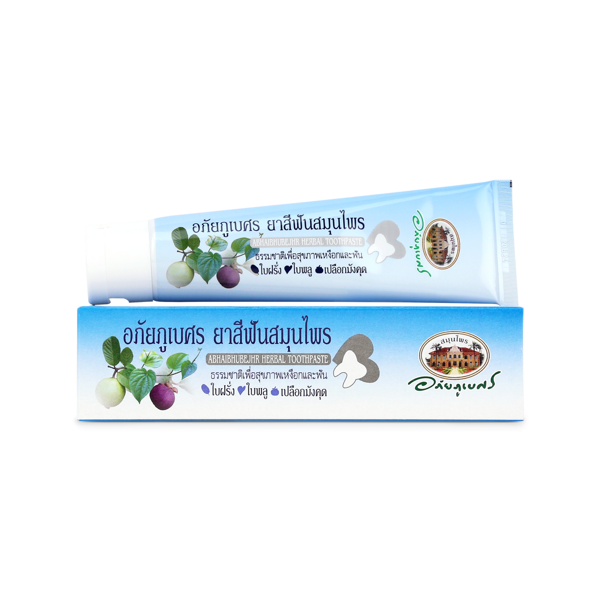Abhaibhubejhr Herbal Toothpaste with Mangosteen Peel — 70 g