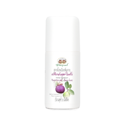Abhaibhubejhr Mangosteen Peel and Guava Leaf Roll-On Deodorant — 50 ml