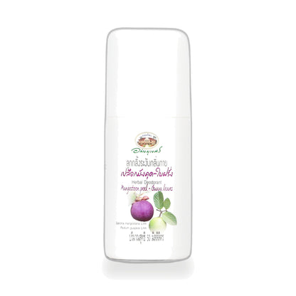 Abhaibhubejhr Mangosteen Peel and Guava Leaf Roll-On Deodorant — 50 ml