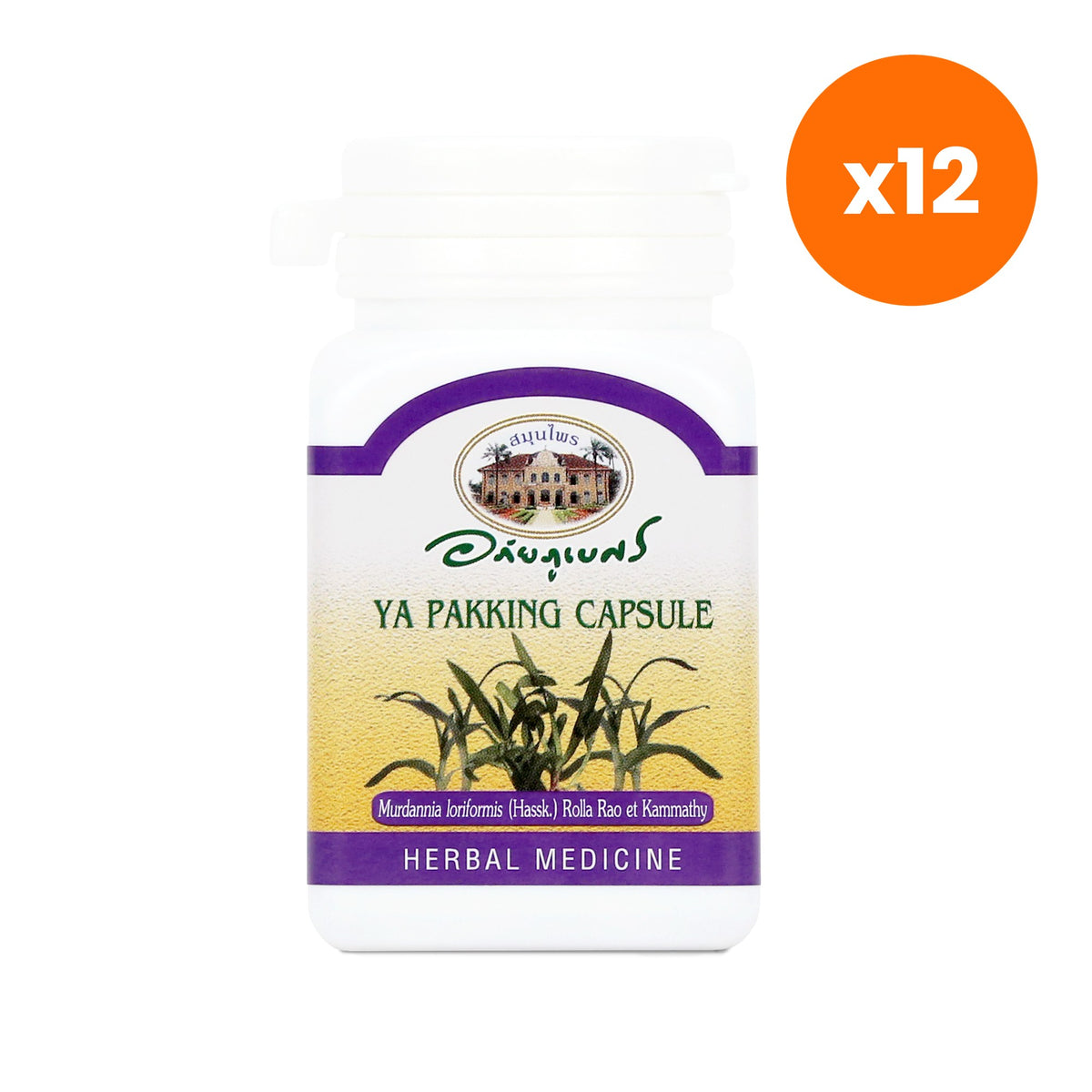Abhaibhubejhr Murdannia Loriformis Capsules Cooling 70 Capsules