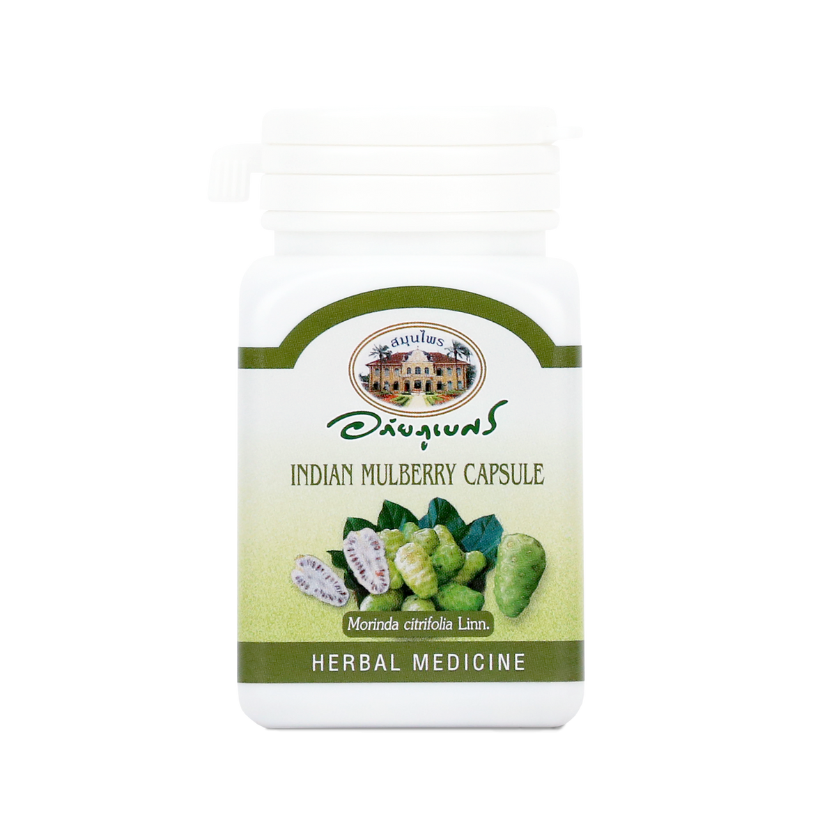 Abhaibhubejhr Noni (Morinda Citrifolia) Capsules — 70 Capsules