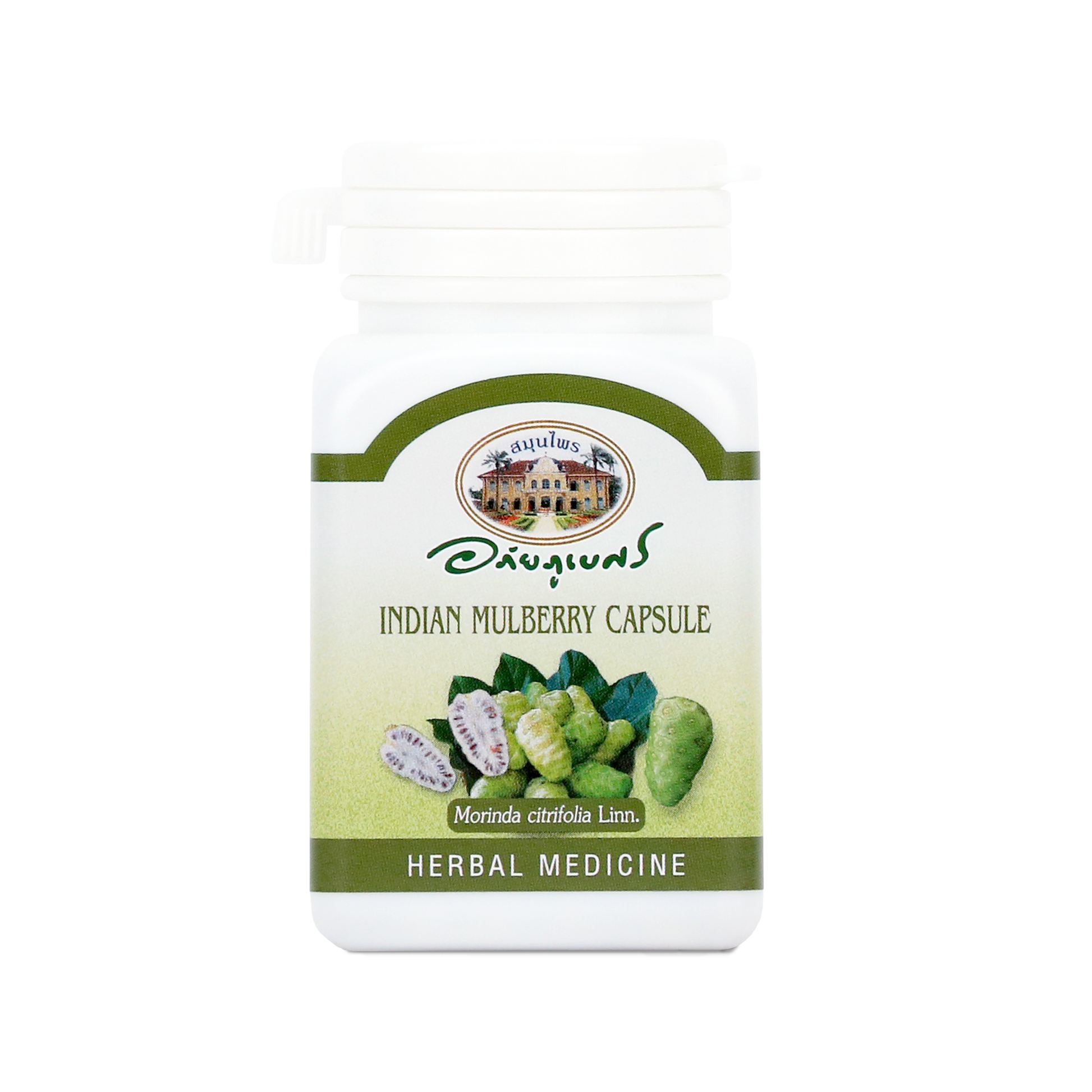 Abhaibhubejhr Noni (Morinda Citrifolia) Capsules — 70 Capsules