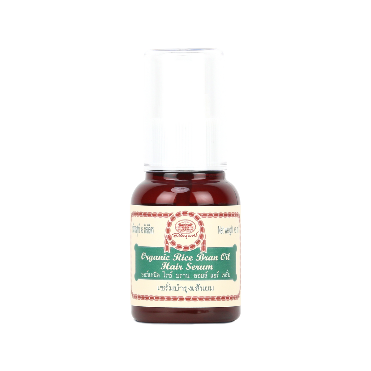Abhaibhubejhr Organic Rice Bran Oil Hair Serum — 45 ml