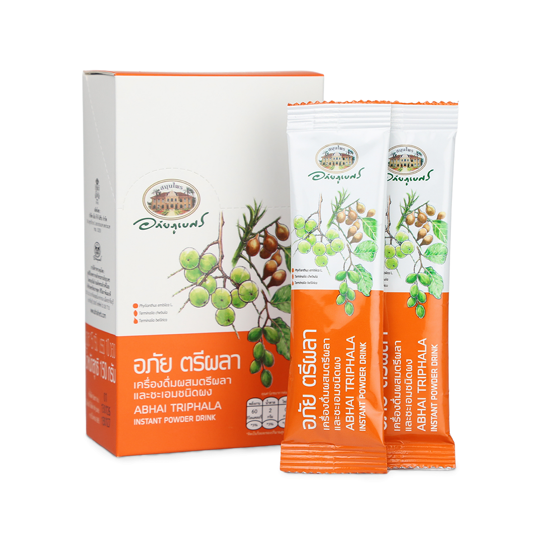 Abhaibhubejhr Triphala and Licorice Drink Powder — 10 Sachets