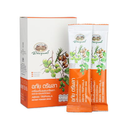 Abhaibhubejhr Triphala and Licorice Drink Powder — 10 Sachets