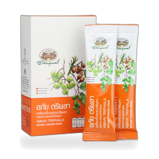 Abhaibhubejhr Triphala and Licorice Drink Powder — 10 Sachets