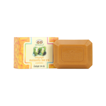 Abhaibhubejhr Turmeric (Curcuma Longa) Soap Bar — 100 g