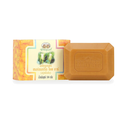 Abhaibhubejhr Turmeric (Curcuma Longa) Soap Bar — 100 g