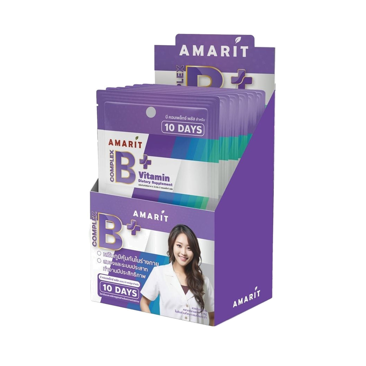 Amarit B Complex Plus Capsules — 6 x 10 Capsules