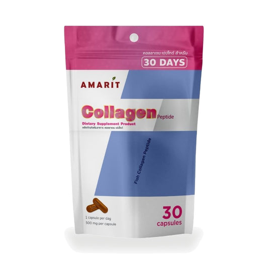 Amarit Fish Collagen Peptide Capsules 500mg — 30 Capsules (30-Day Pack)