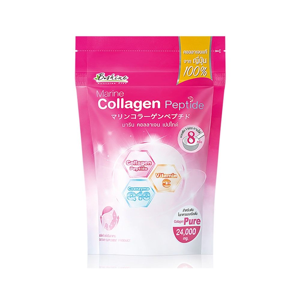 B.Shine Marine Collagen Peptide Powder with CoQ10 — 24.32 g