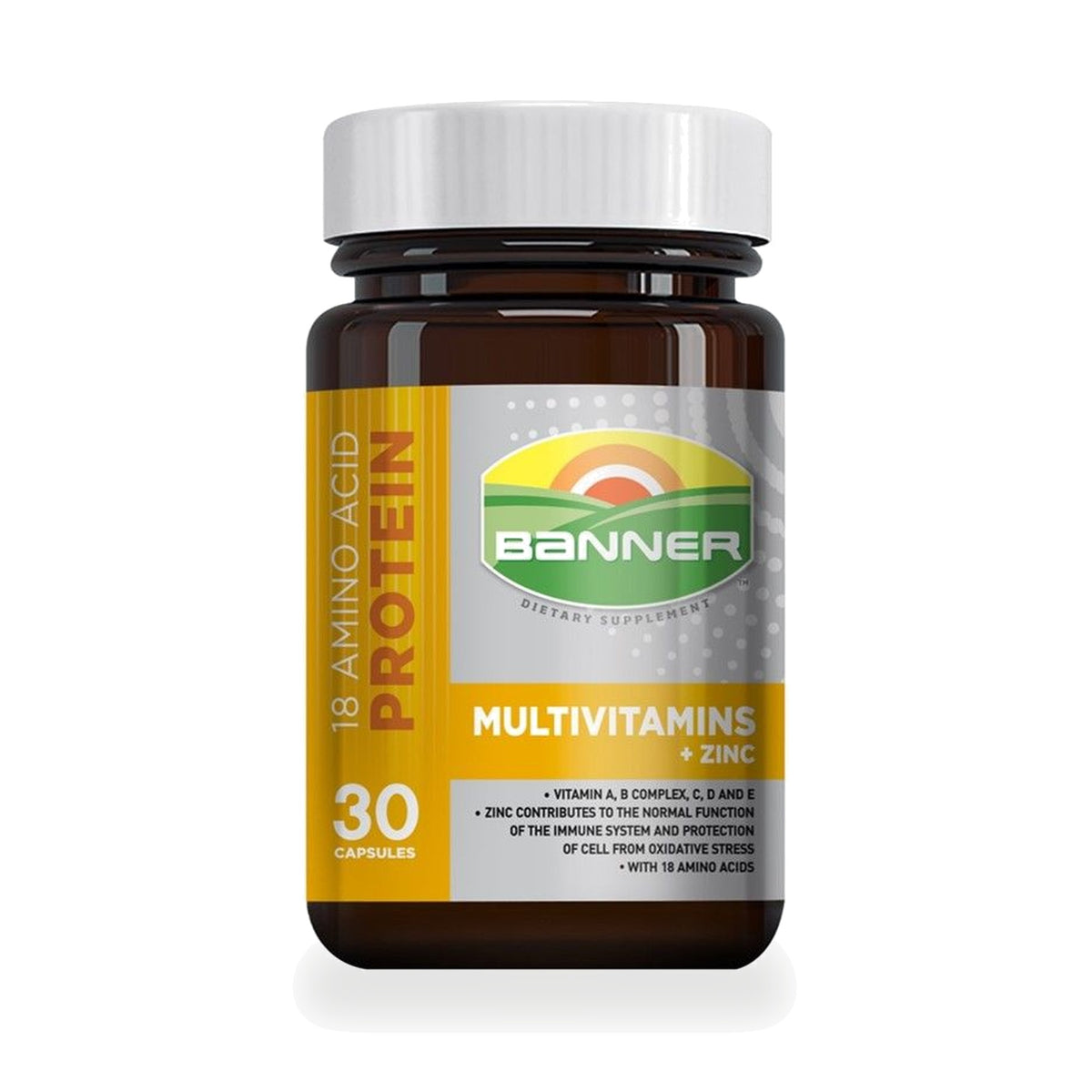 Banner Gold Plus Vitamin & Mineral Capsules — 30 Capsules