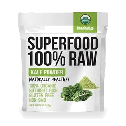 Beanbag Organic Kale Powder — 100 g (20 Shots x 5 g)