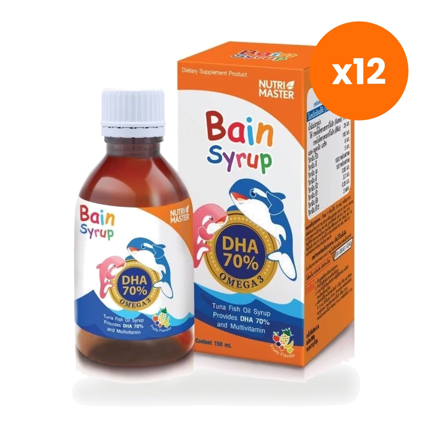 Ben Syrup Tuna Fish Oil Multivitamin Omega 3 150 ml