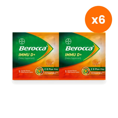 Berocca Immu D Plus Effervescent Tablets 2 Tablets