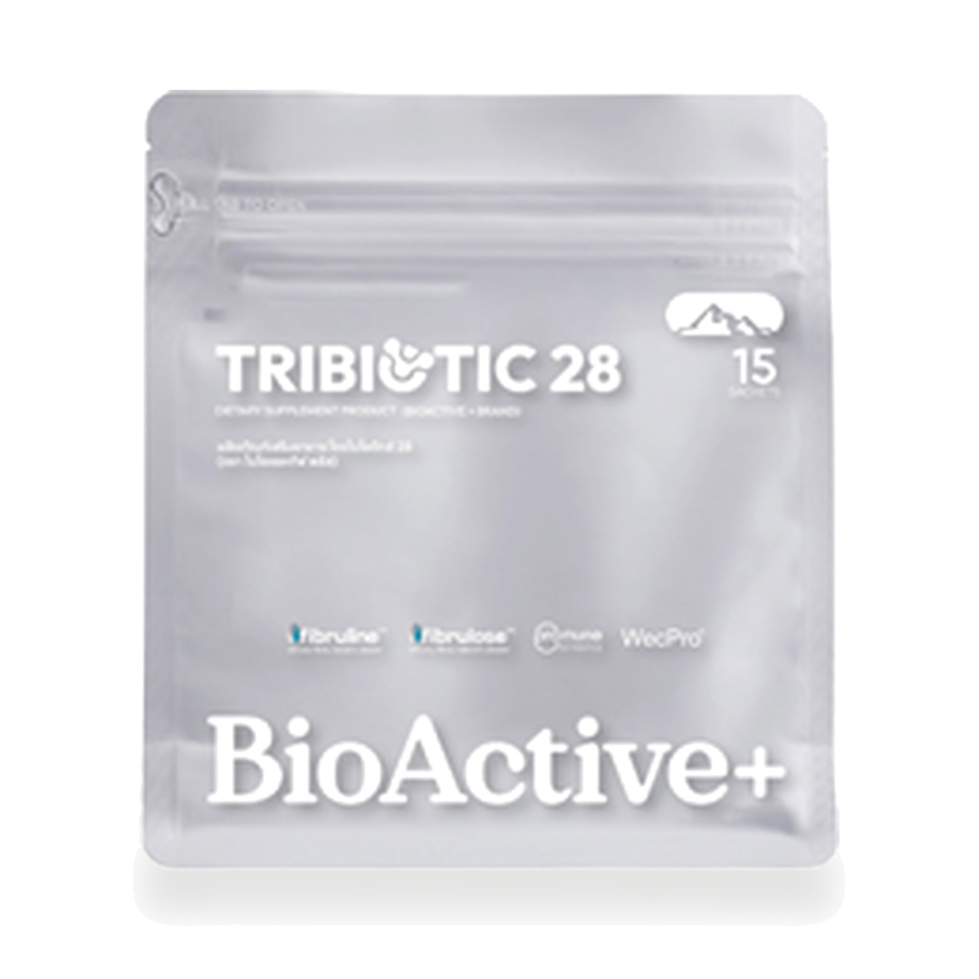 BioActive+ Tribiotic 28 Probiotic Powder Sachets — 15 Sachets