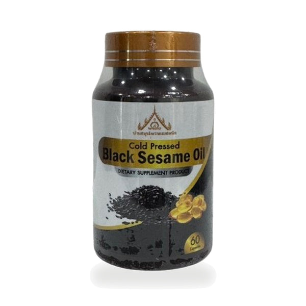 Black Sesame Oil Capsules — 60 Capsules