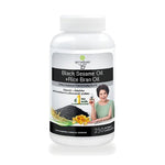 Black Sesame Oil & Rice Bran Oil Capsules — 250 Capsules