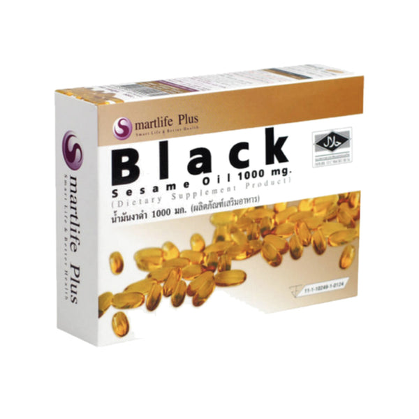 Black Sesame Oil (Sesamum indicum) Capsules — 60 Capsules