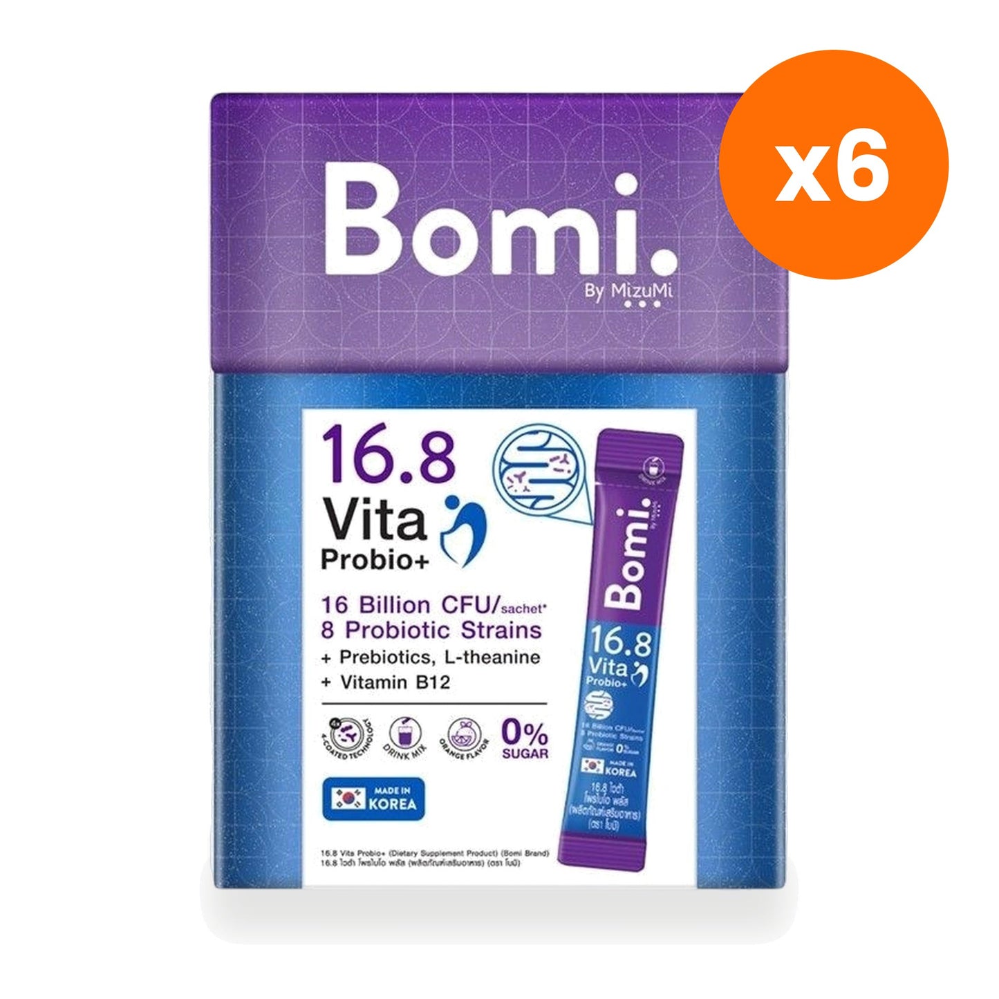 Bomi 16.8 Vita Probio Plus Probiotic Sachets For Seniors 50+